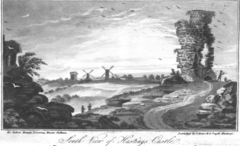Hastings Castle West Hill Mills c1820